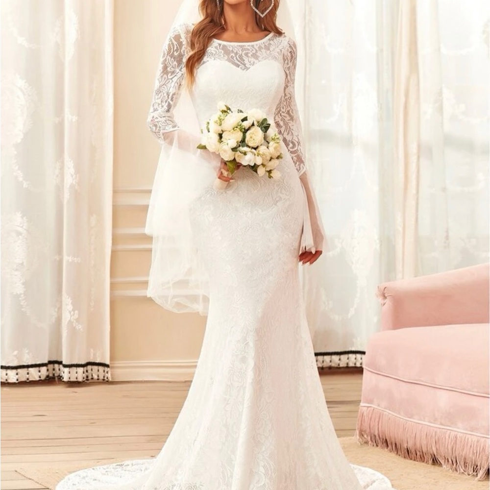 Wedding Dress (White Mermaid style)